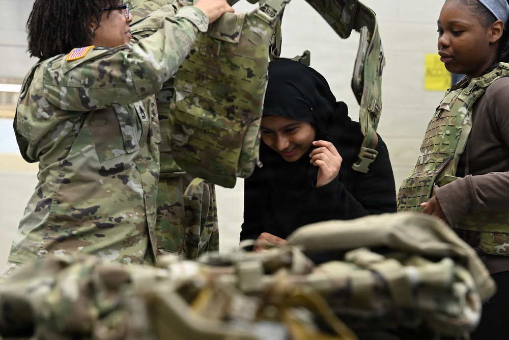 U.S. Army Tank-automotive and Armaments Command welcomes local Detroit-area students for tour of the Detroit Arsenal