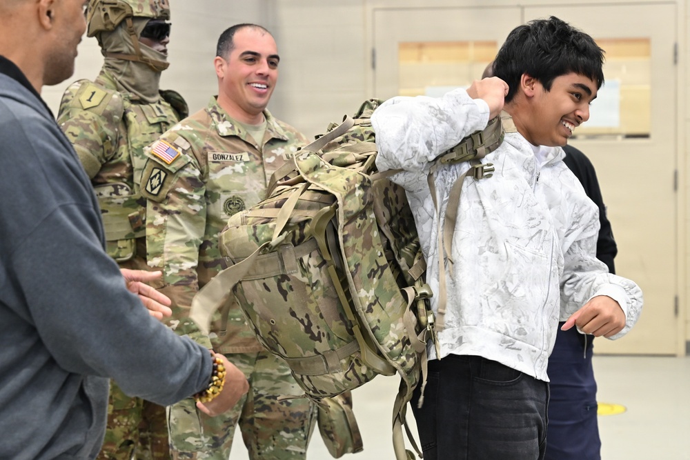 U.S. Army Tank-automotive and Armaments Command welcomes local Detroit-area students for tour of the Detroit Arsenal