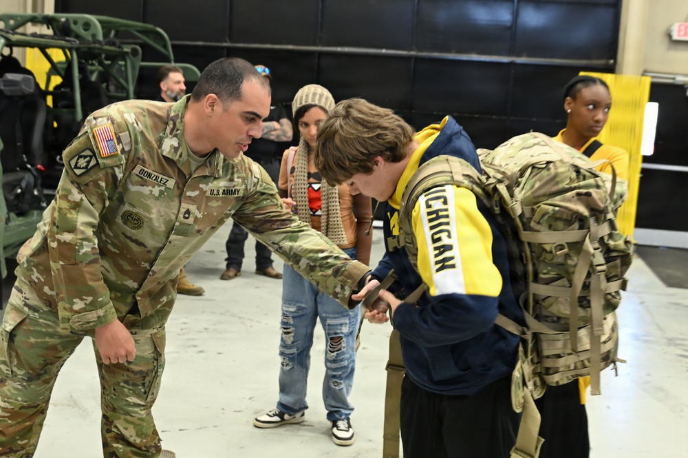 U.S. Army Tank-automotive and Armaments Command welcomes local Detroit-area students for tour of the Detroit Arsenal
