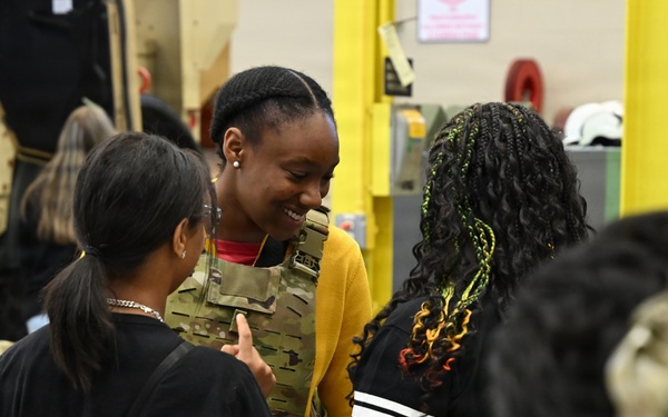 U.S. Army Tank-automotive and Armaments Command welcomes local Detroit-area students for tour of the Detroit Arsenal