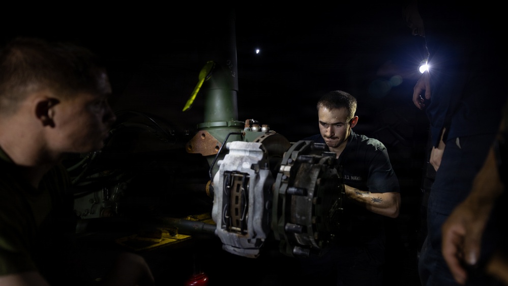 USS Comstock Routine ACV Maintenance