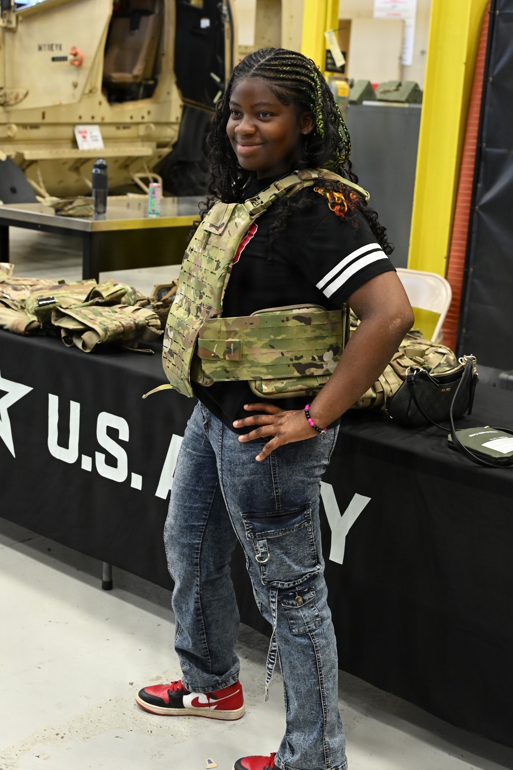 U.S. Army Tank-automotive and Armaments Command welcomes local Detroit-area students for tour of the Detroit Arsenal