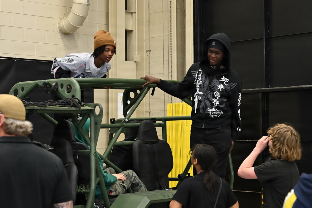 U.S. Army Tank-automotive and Armaments Command welcomes local Detroit-area students for tour of the Detroit Arsenal