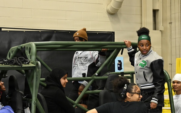 U.S. Army Tank-automotive and Armaments Command welcomes local Detroit-area students for tour of the Detroit Arsenal