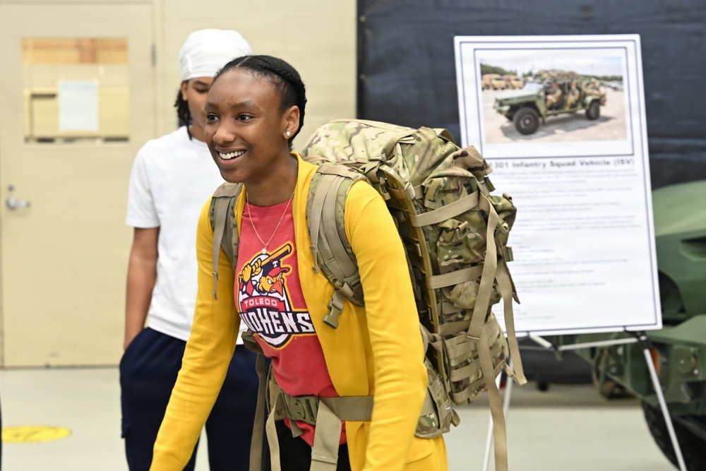 U.S. Army Tank-automotive and Armaments Command welcomes local Detroit-area students for tour of the Detroit Arsenal