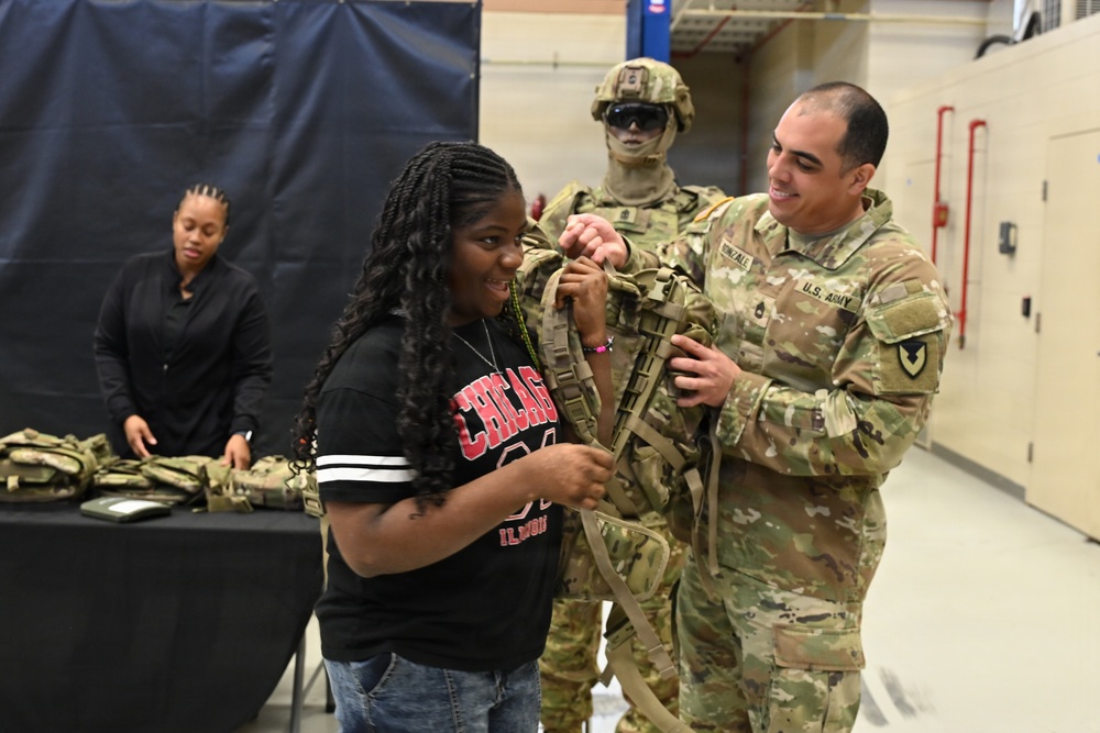 U.S. Army Tank-automotive and Armaments Command welcomes local Detroit-area students for tour of the Detroit Arsenal