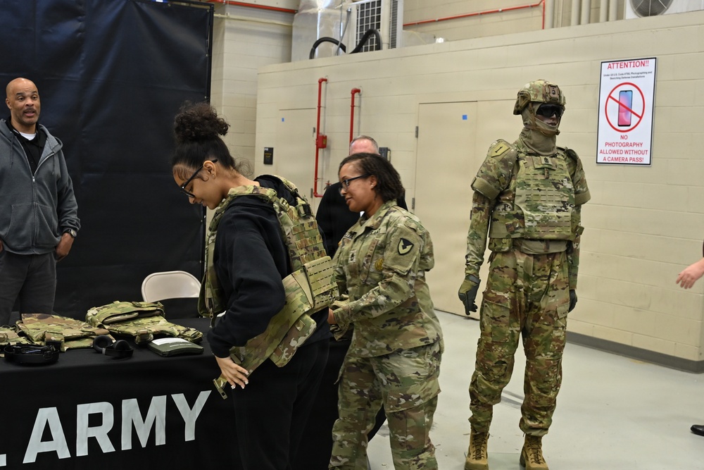 U.S. Army Tank-automotive and Armaments Command welcomes local Detroit-area students for tour of the Detroit Arsenal
