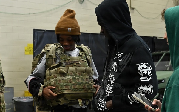 U.S. Army Tank-automotive and Armaments Command welcomes local Detroit-area students for tour of the Detroit Arsenal