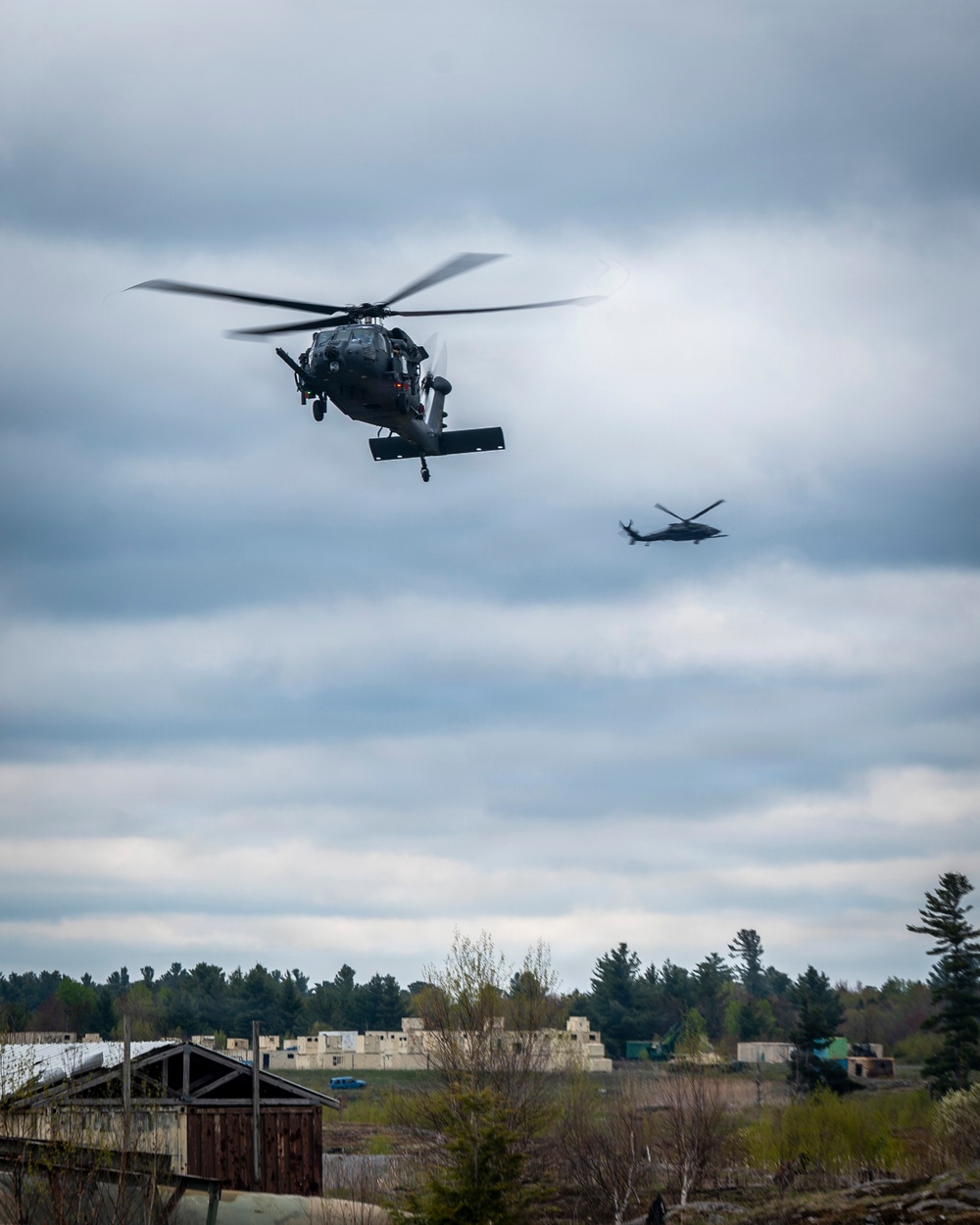 106th Rescue Wing HH-60 Pave Hawks conduct joint live-fire training during Exercise Hungry Horse