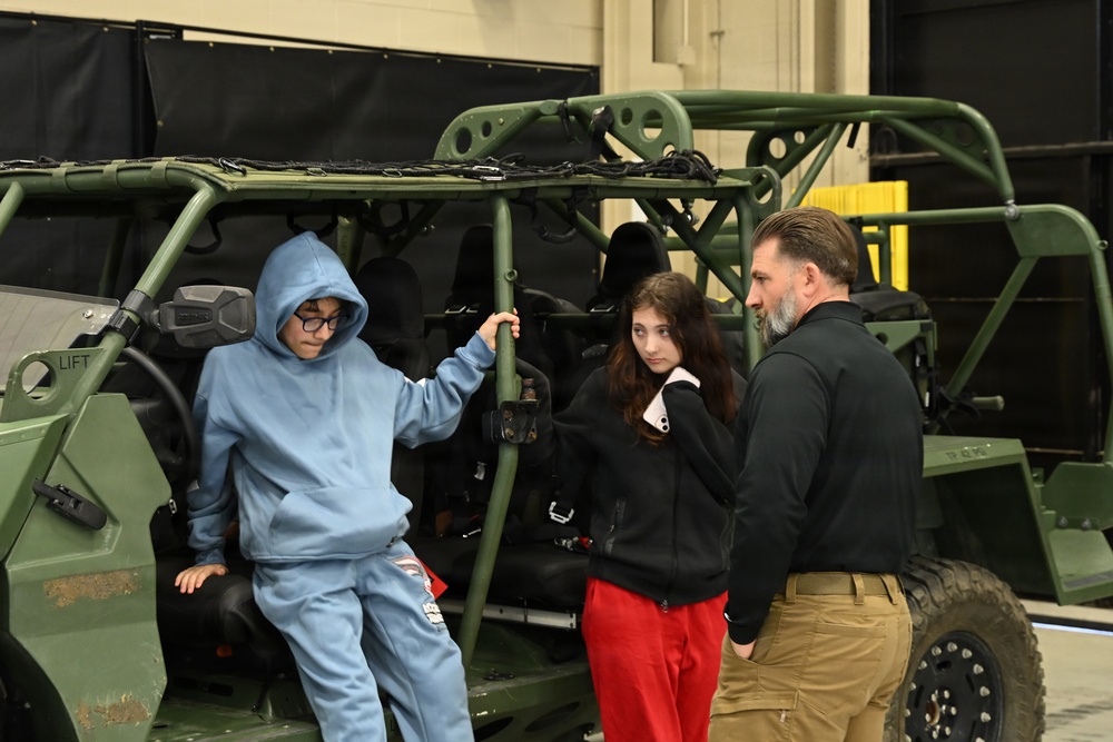U.S. Army Tank-automotive and Armaments Command welcomes local Detroit-area students for tour of the Detroit Arsenal