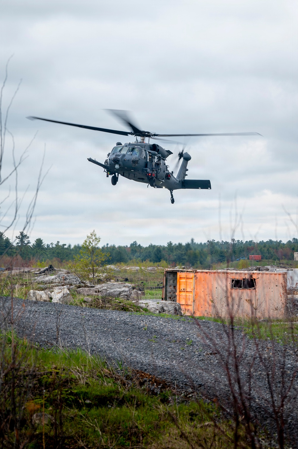 106th Rescue Wing HH-60 Pave Hawks conduct joint live-fire training during Exercise Hungry Horse