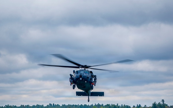 106th Rescue Wing HH-60 Pave Hawks conduct joint live-fire training during Exercise Hungry Horse