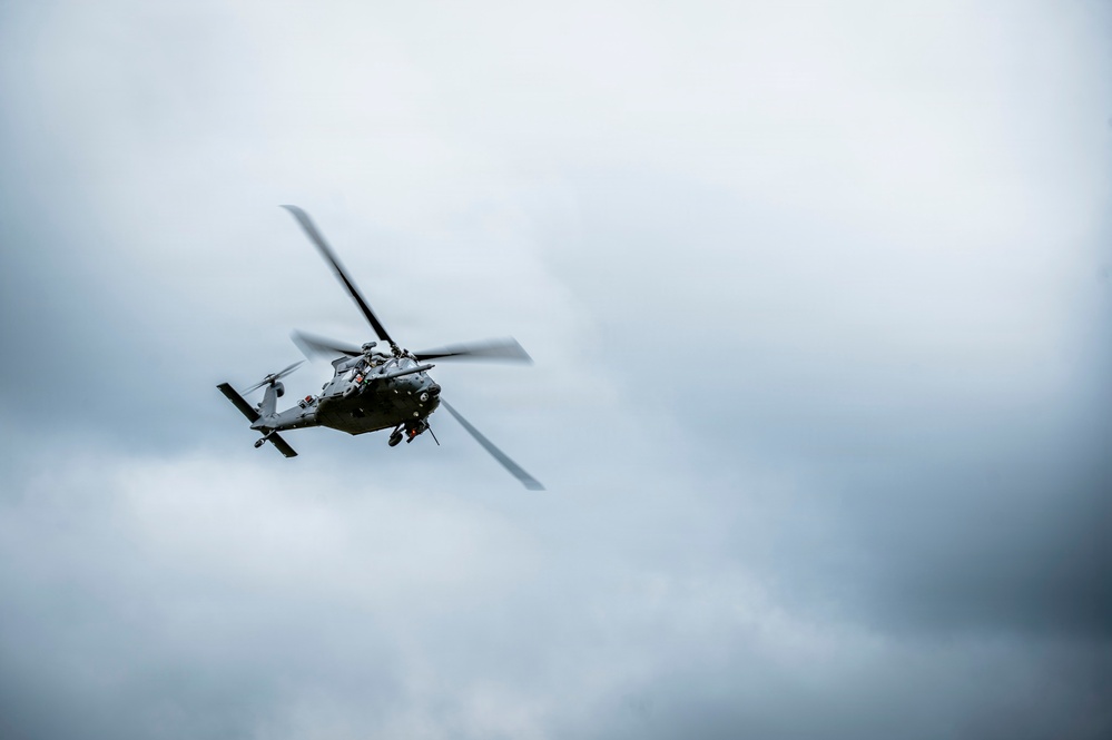 106th Rescue Wing HH-60 Pave Hawks conduct joint live-fire training during Exercise Hungry Horse