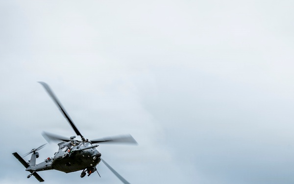 106th Rescue Wing HH-60 Pave Hawks conduct joint live-fire training during Exercise Hungry Horse