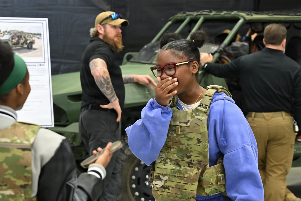 U.S. Army Tank-automotive and Armaments Command welcomes local Detroit-area students for tour of the Detroit Arsenal