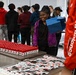 U.S. Army Tank-automotive and Armaments Command and Detroit Arsenal Soldiers join Detroit Lions Academy students to pack care kits for deployed Soldiers