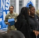 U.S. Army Tank-automotive and Armaments Command and Detroit Arsenal Soldiers join Detroit Lions Academy students to pack care kits for deployed Soldiers