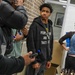 U.S. Army Tank-automotive and Armaments Command and Detroit Arsenal Soldiers join Detroit Lions Academy students to pack care kits for deployed Soldiers