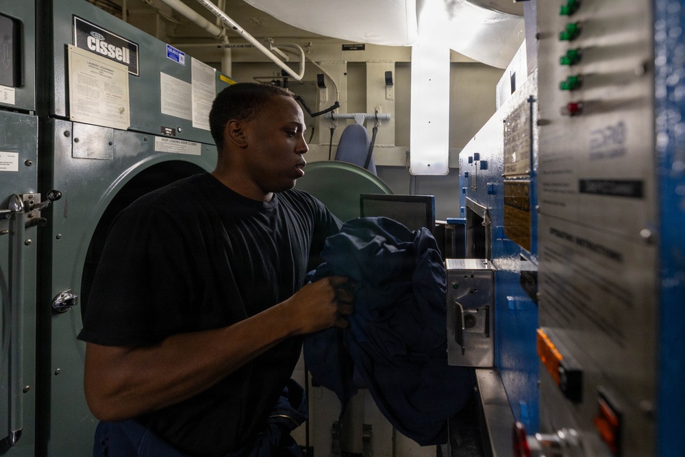 Truxtun Conducts Daily Operations