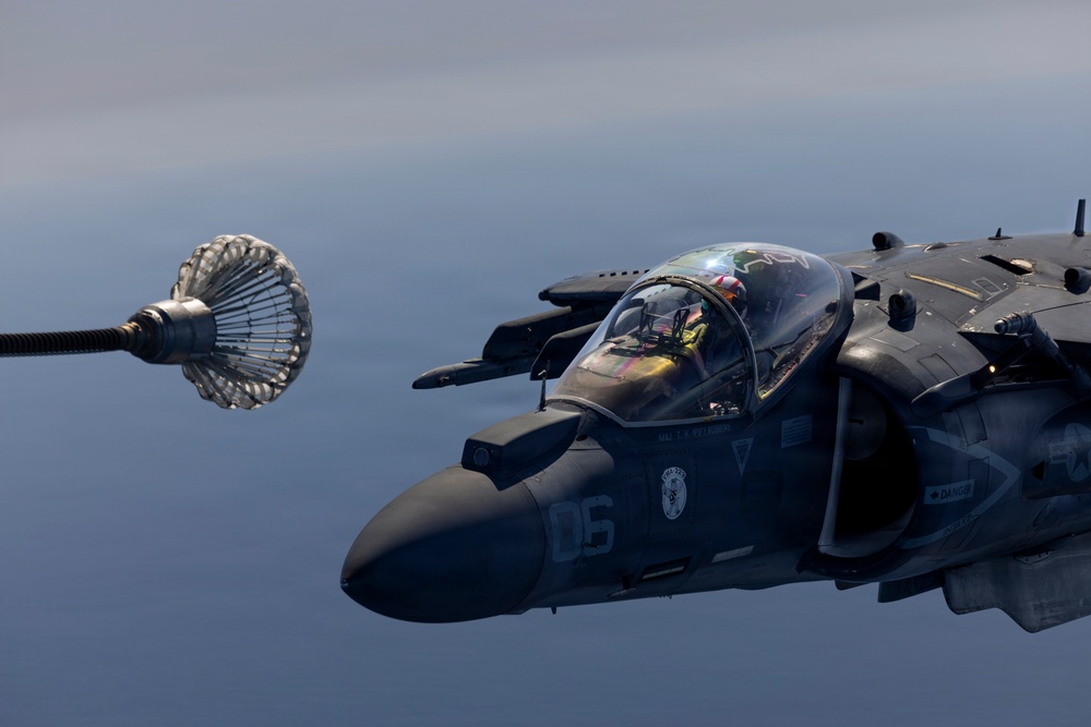 VMA-223 flies above Eastern North Carolina