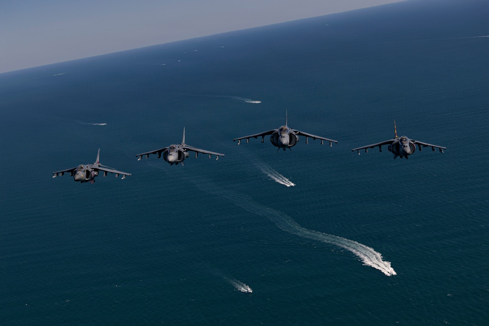 VMA-223 tours North Carolina