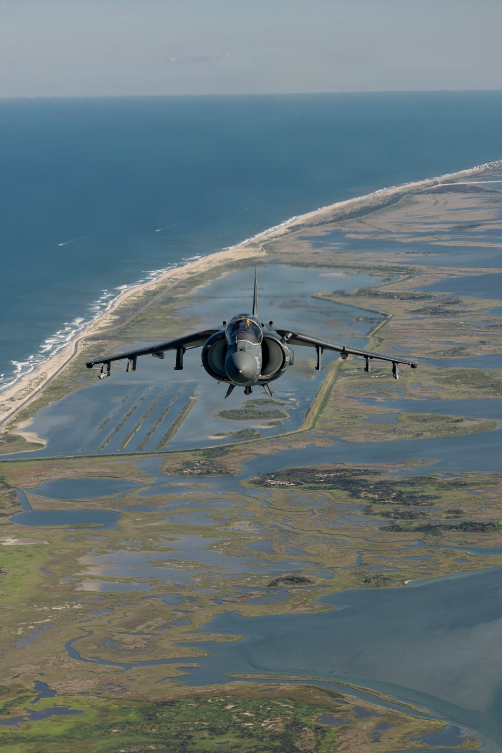 VMA-223 flies above Eastern North Carolina