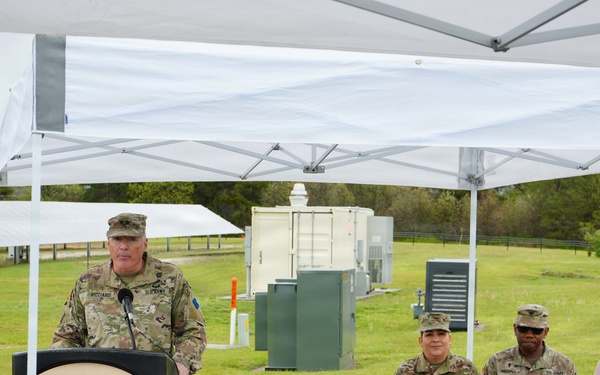 Fort McCoy Senior Commander hosts ribbon cutting for Microgrid Project