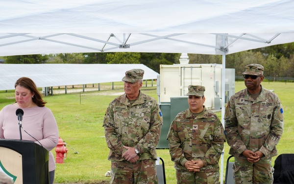 Fort McCoy Senior Commander hosts ribbon cutting for Microgrid Project