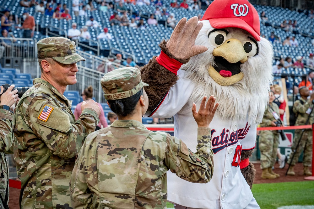 National Guard Day at Washington Nationals