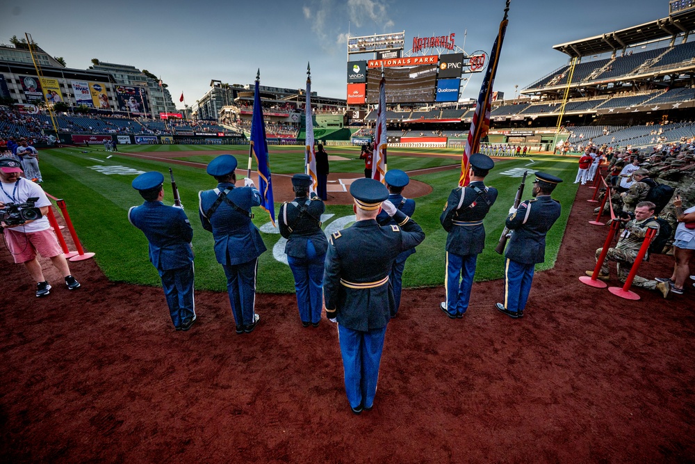 National Guard Day at Washington Nationals