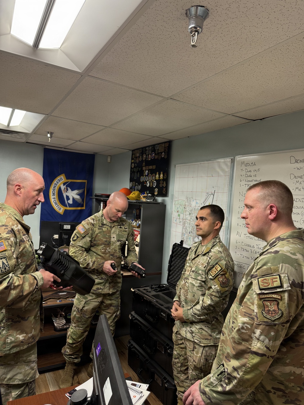 JIATF-401 Leaders Learn about C-UAS Systems at Whiteman Air Force Base