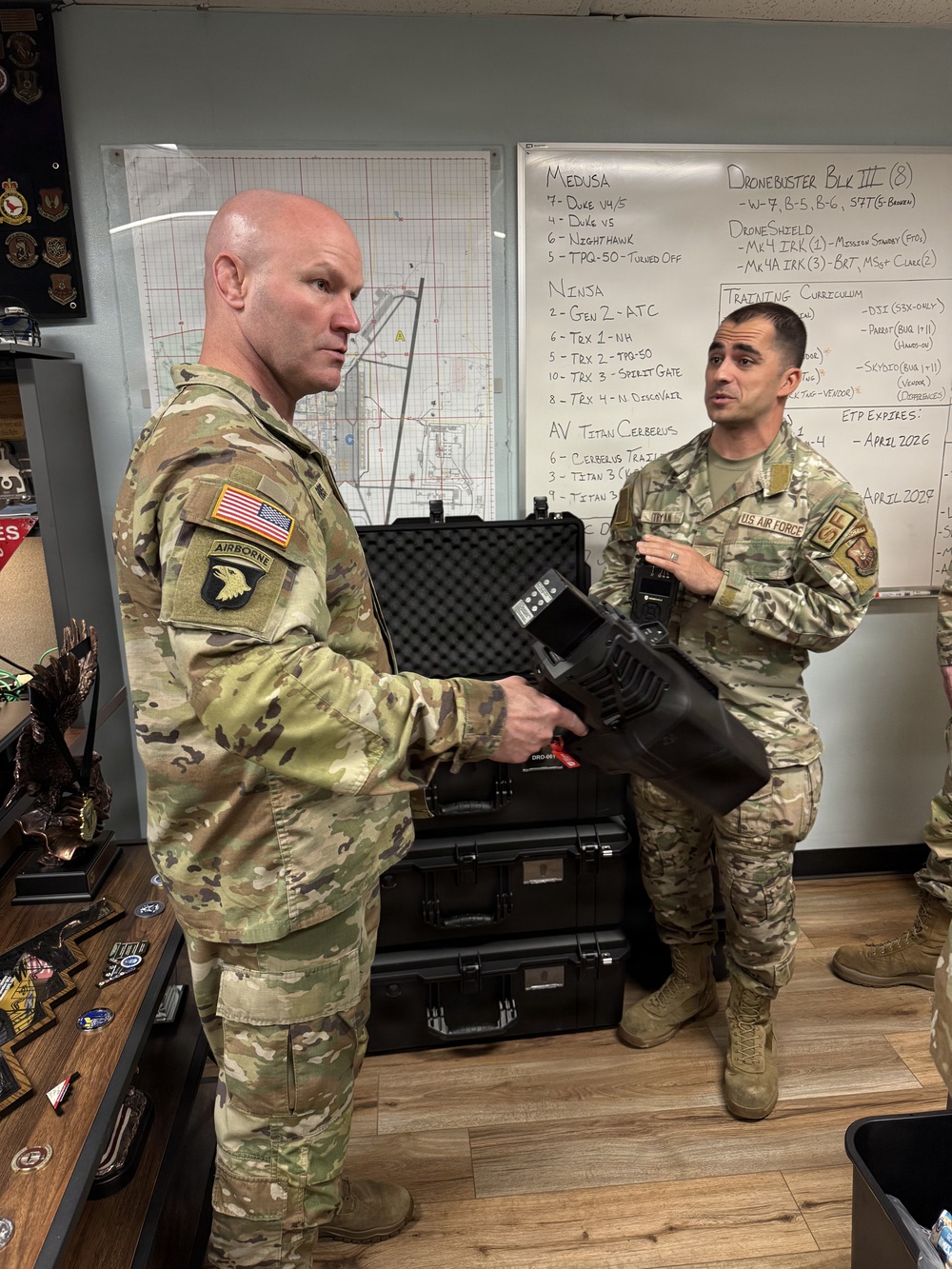 JIATF-401 Leaders Learn about C-UAS Systems at Whiteman Air Force Base