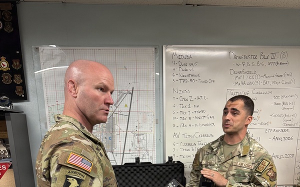 JIATF-401 Leaders Learn about C-UAS Systems at Whiteman Air Force Base