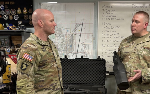 JIATF-401 Leaders Learn about C-UAS Systems at Whiteman Air Force Base
