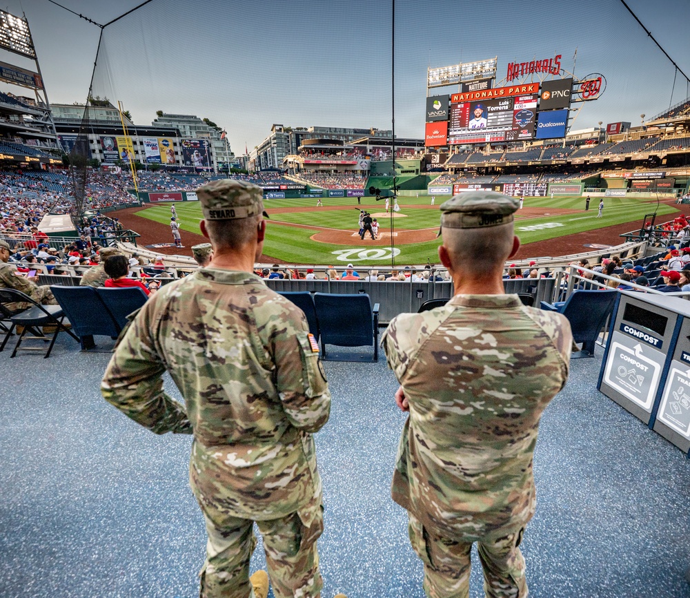 National Guard Day at Washington Nationals