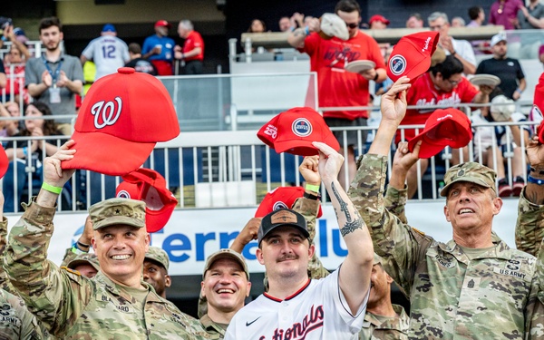 National Guard Day at Washington Nationals