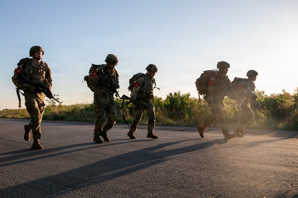 1st Infantry Division Soldiers compete in 2026 Division Best Squad Competition