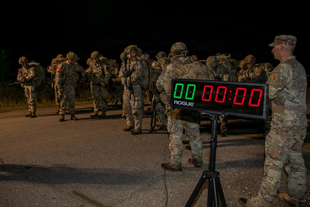 1st Infantry Division Soldiers compete in 2026 Division Best Squad Competition