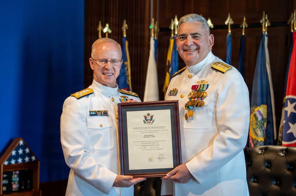 Navy Chaplain Corps Honors Rear Adm. Todd at Change of Office and Retirement Ceremony