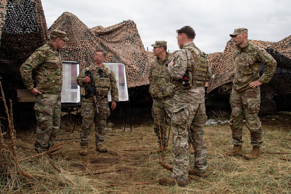 10th SFG(A) Command Team Visits Ivy Mass Training