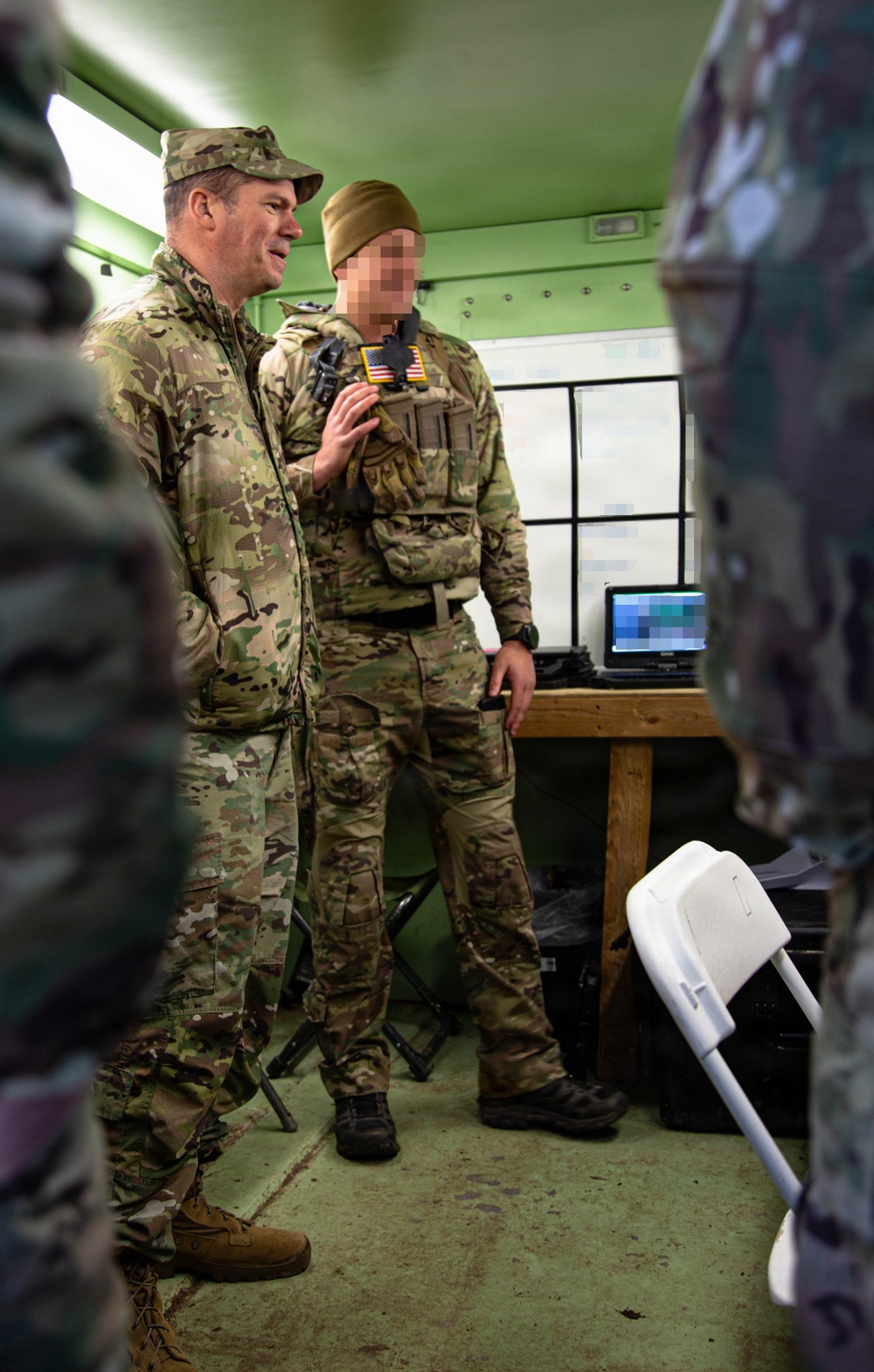 10th SFG(A) Command Team Visits Ivy Mass Training