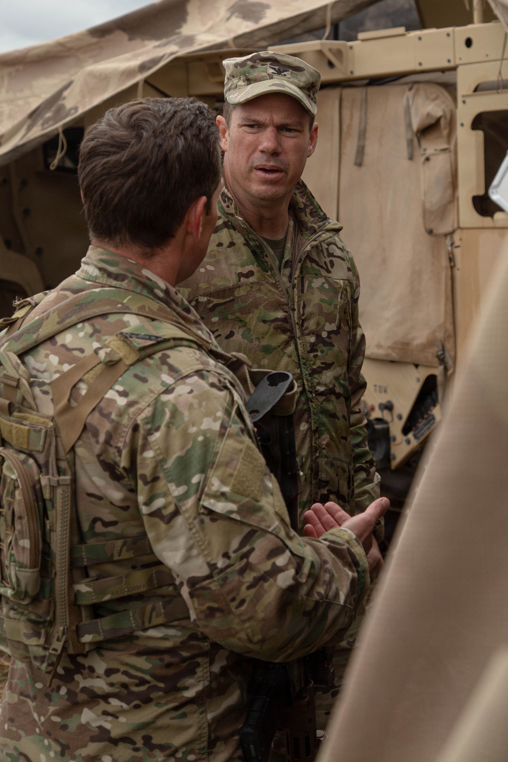 10th SFG(A) Command Team Visits Ivy Mass Training