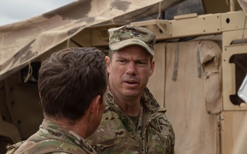 10th SFG(A) Command Team Visits Ivy Mass Training