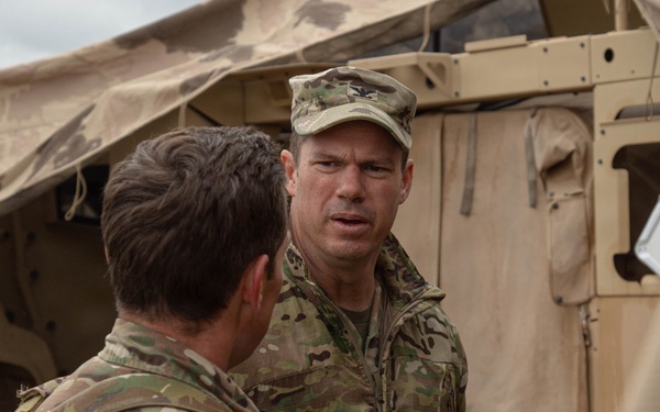 10th SFG(A) Command Team Visits Ivy Mass Training