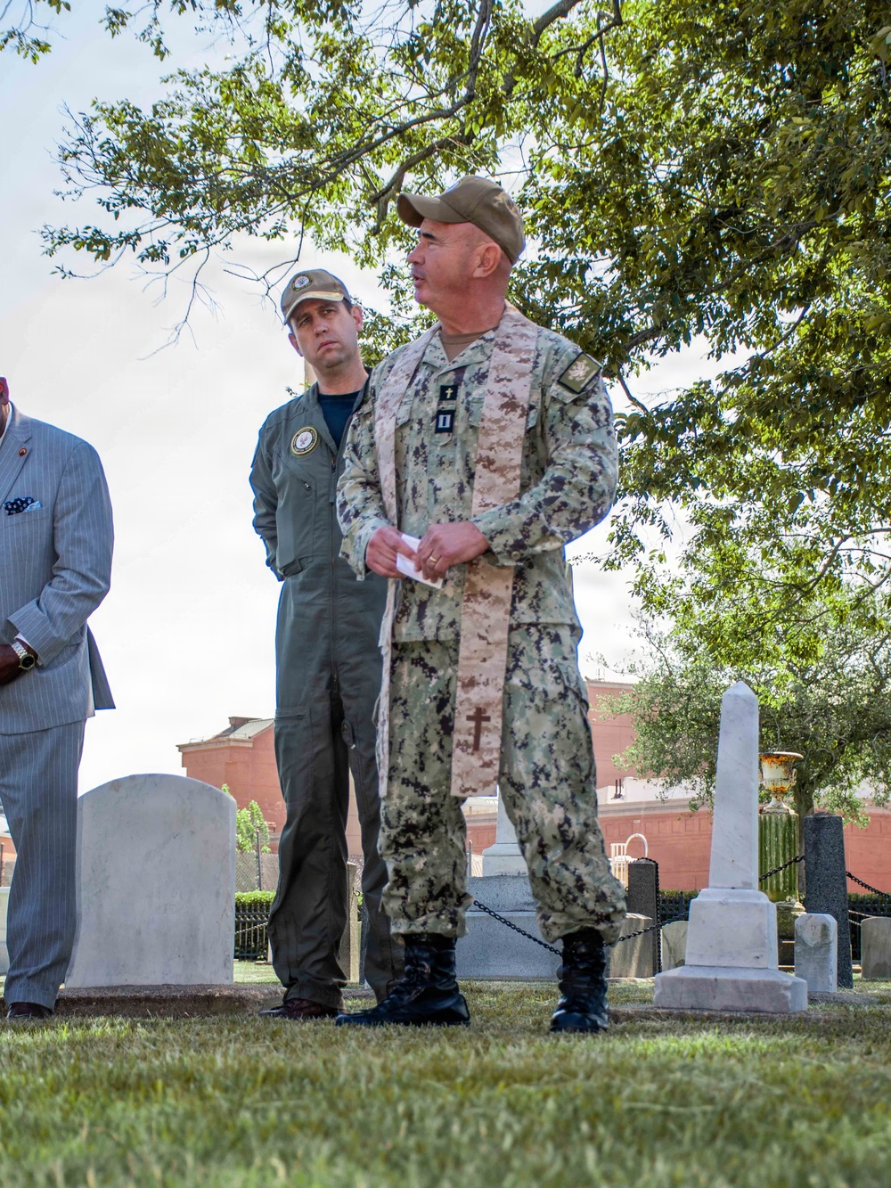 Memorial Day Flag Placing at Capt. Ted Conaway Memorial Naval Cemetary