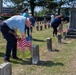 Memorial Day Flag Placing at Capt. Ted Conaway Memorial Naval Cemetary