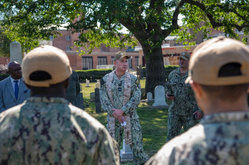 Memorial Day Flag Placing at Capt. Ted Conaway Memorial Naval Cemetary
