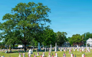 Memorial Day Flag Placing at Capt. Ted Conaway Memorial Naval Cemetary