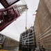 Lockport Lock gates are removed for maintenance
