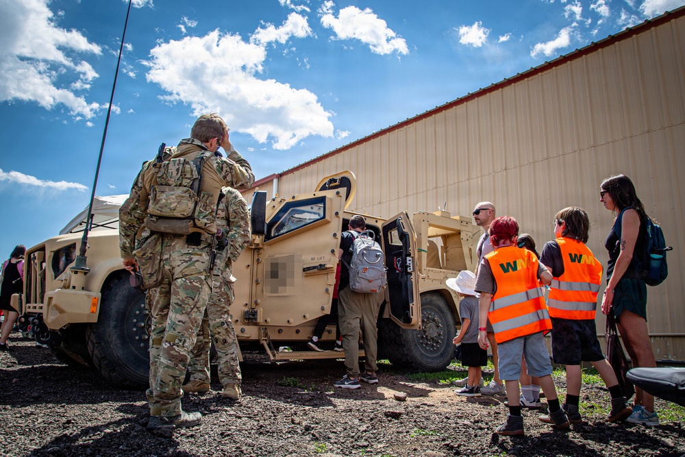 Green Berets Engage Community Engagement at Touch-A-Truck Event
